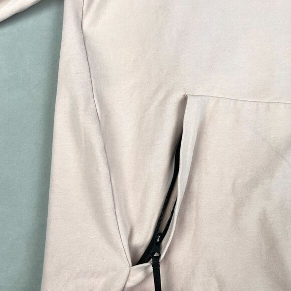 Nike Lab Essentials Hoodie Mens M Silt Red Pink Black Stretch Zip Pockets Rare - Picture 5 of 12